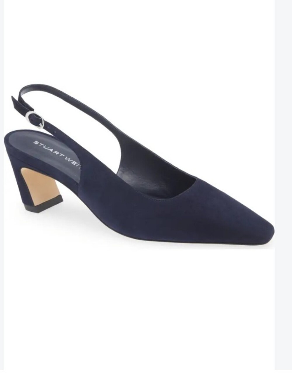Stuart Weitzman Stassi Slingback Pump In Blue